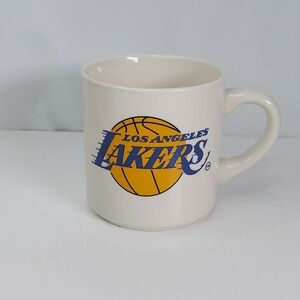 Lakers Coffee Mug 1984-85 NBA World Champion Gold-Rim. Read Comments.